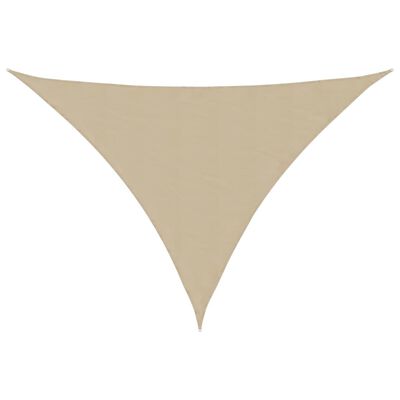 vidaXL Voile de parasol tissu oxford triangulaire 3x4x5 m beige