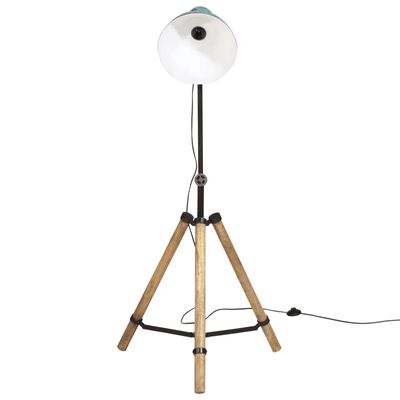 vidaXL Lampadaire 25 W bleu délavé 75x75x90-150 cm E27