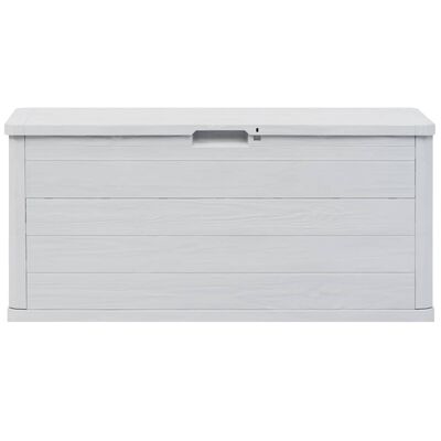 vidaXL Boîte de rangement de jardin 280 L Gris clair