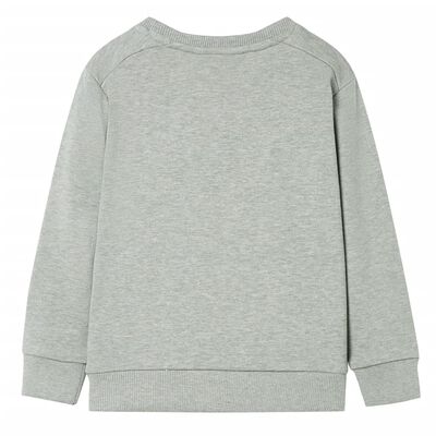 Sweatshirt pour enfants mélange kaki clair 116