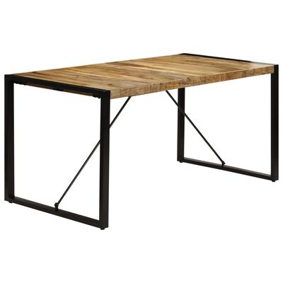 vidaXL Table à manger 160x80x75 cm bois de manguier massif