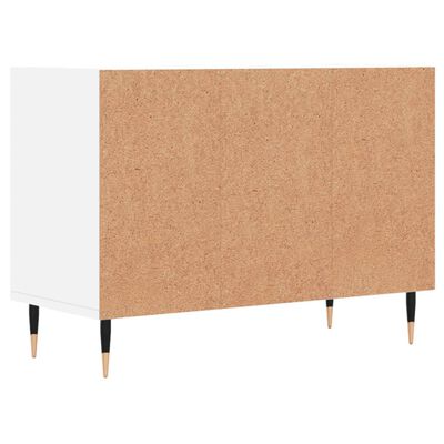 vidaXL Meuble TV blanc 69,5 x 30 x 50 cm bois d'ingénierie