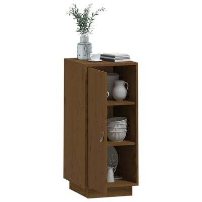 vidaXL Buffet Marron miel 34x40x75 cm Bois massif de pin