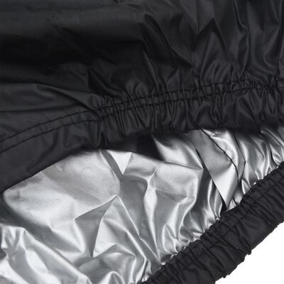 vidaXL Housse de motocyclette noir 265x105x125 cm oxford 210D