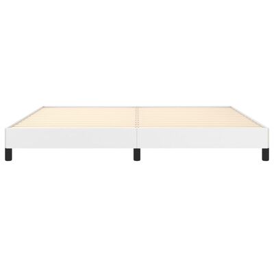 vidaXL Cadre de lit sans matelas blanc 200x200 cm similicuir