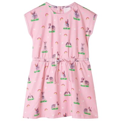 Robe pour enfants rose clair 116