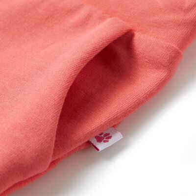 Pantalon à jambes larges pour enfants corail 104