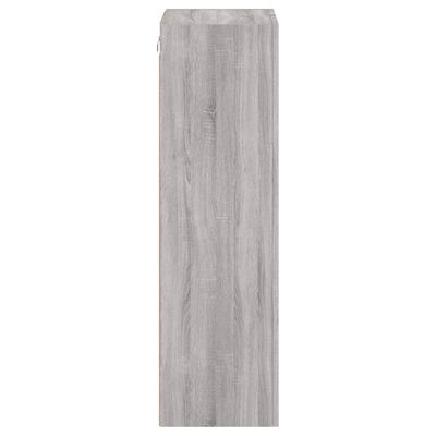 vidaXL Meuble TV mural sonoma gris 40,5x30x102 cm bois d'ingénierie