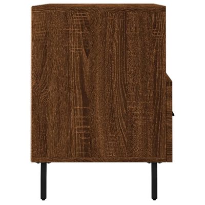 vidaXL Meuble TV Chêne marron 80x36x50 cm Bois d'ingénierie