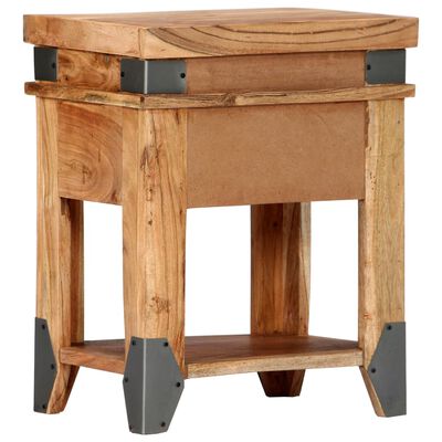 vidaXL Table de chevet 40x30x51 cm Bois d'acacia massif