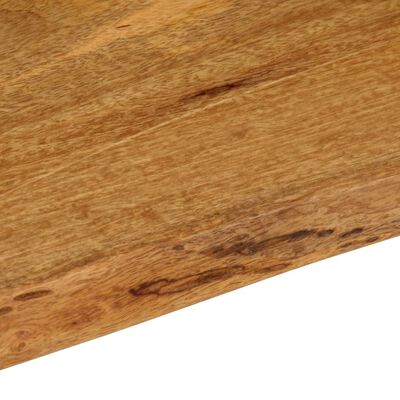 vidaXL Dessus de table 40x40x2,5 cm bord vivant bois massif manguier