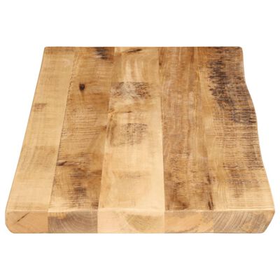 vidaXL Dessus de table bord vivant 100x40x3,8 cm bois de manguier brut