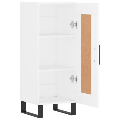 vidaXL Buffet blanc 34,5x34x90 cm bois d'ingénierie