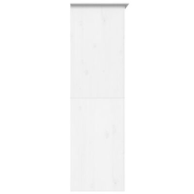 vidaXL Garde-robe BODO blanc 99x53,5x173 cm bois massif de pin