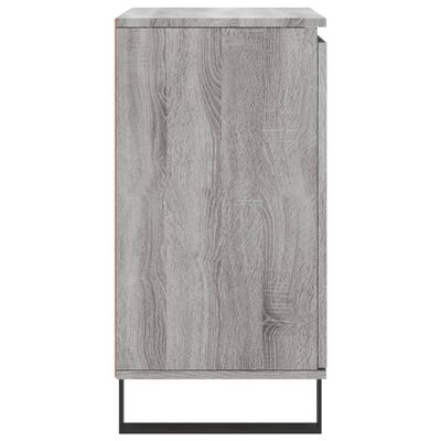 vidaXL Buffet Sonoma gris 60x35x70 cm Bois d'ingénierie