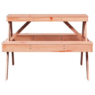 vidaXL Table de pique-nique 105x134x75 cm bois massif de douglas