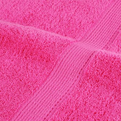 vidaXL Serviettes de qualité supérieure SOLUND 10 pcs rose 600 g/m²