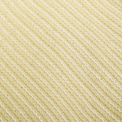 vidaXL Voile d'ombrage 160 g/m² Beige 2x3 m PEHD