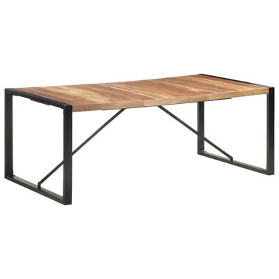 vidaXL Table à manger 200x100x75 cm bois massif