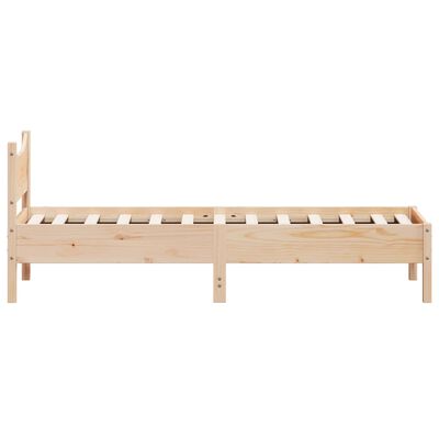 vidaXL Cadre de lit sans matelas 100x200 cm bois massif de pin