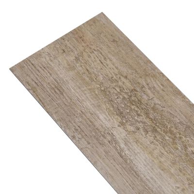 vidaXL Dalles de plancher PVC 5,02 m² 2mm autoadhésif délavage de bois