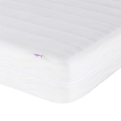 vidaXL Matelas en mousse blanc 80x200 cm dureté H2 H3