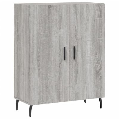 vidaXL Buffet haut Sonoma gris 69,5x34x180 cm Bois d'ingénierie