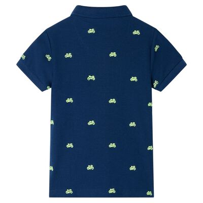 Polo pour enfants bleu marine 128