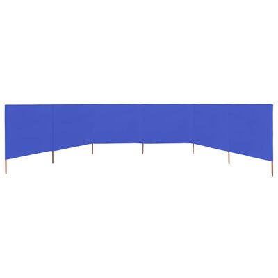 vidaXL Paravent 6 panneaux Tissu 800 x 160 cm Bleu azuré