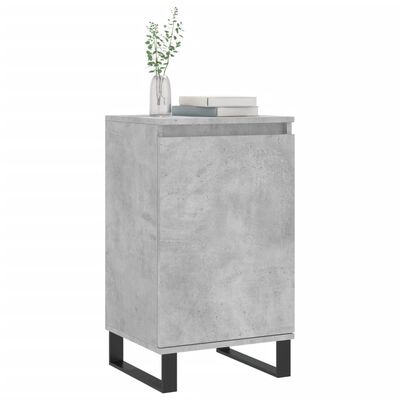 vidaXL Buffet gris béton 40x35x70 cm bois d'ingénierie