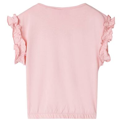 T-shirt pour enfants rose clair 140