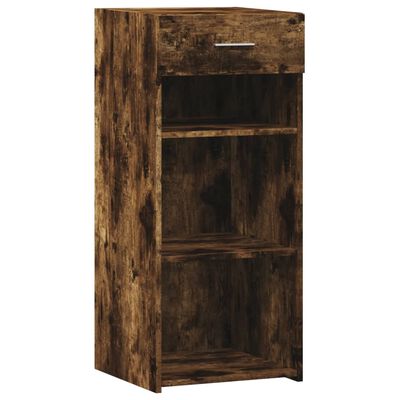 vidaXL Buffet chêne fumé 40x42,5x93 cm bois d'ingénierie