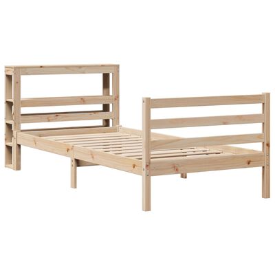 vidaXL Cadre de lit sans matelas 90x200 cm bois de pin massif