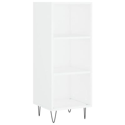 vidaXL Buffet haut Blanc 34,5x32,5x180 cm Bois d'ingénierie