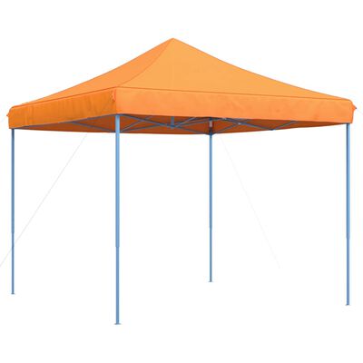 vidaXL Tente de réception pliable escamotable orange 292x292x315 cm