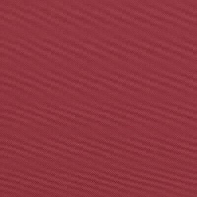 vidaXL Coussins de chaise lot de 4 rouge bordeaux 40x40x7 cm