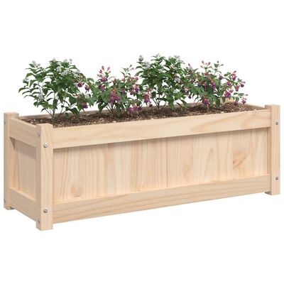 vidaXL Jardinières 2 pcs bois de pin massif