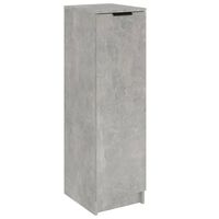 vidaXL Armoire à chaussures Gris béton 30x35x100 cm Bois d'ingénierie