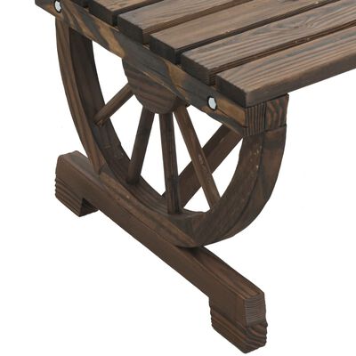 vidaXL Salon de jardin 2 pcs bois de sapin massif