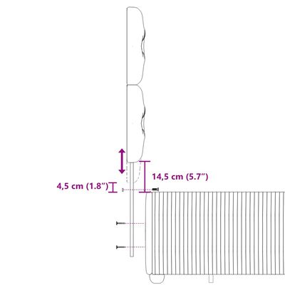 vidaXL Sommier à lattes de lit avec matelas Marron foncé 200x200 cm