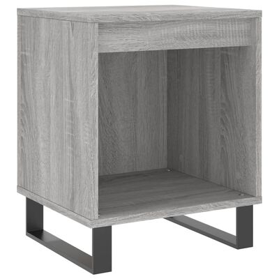 vidaXL Table de chevet sonoma gris 40x35x50 cm bois d’ingénierie