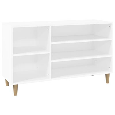 vidaXL Armoire à chaussures Blanc 102x36x60 cm Bois d'ingénierie