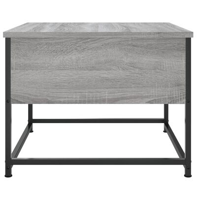 vidaXL Table basse sonoma gris 51x51x40 cm bois d'ingénierie