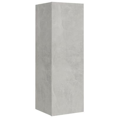 vidaXL Ensemble de meubles TV 8 pcs Gris béton Bois d'ingénierie