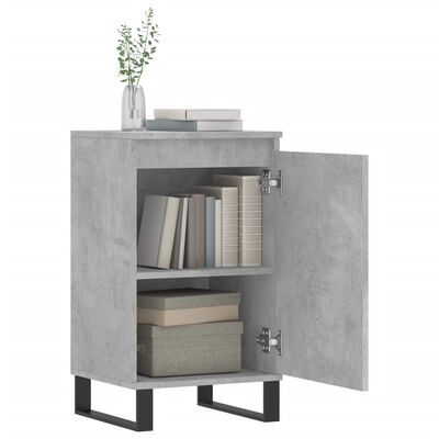 vidaXL Buffet gris béton 40x35x70 cm bois d'ingénierie