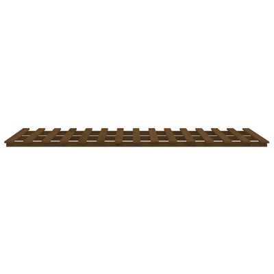 vidaXL Cadre de lit sans matelas marron miel 120x200 cm pin massif