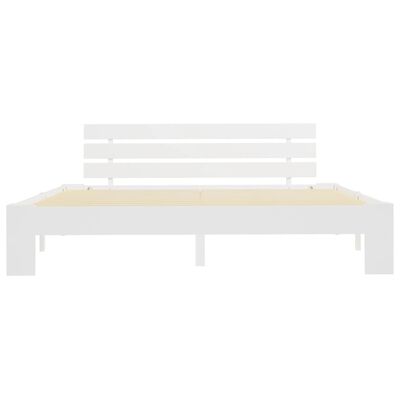 vidaXL Cadre de lit sans matelas blanc 180x200 cm bois massif de pin