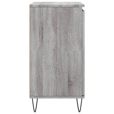 vidaXL Buffet Sonoma gris 60x35x70 cm Bois d'ingénierie