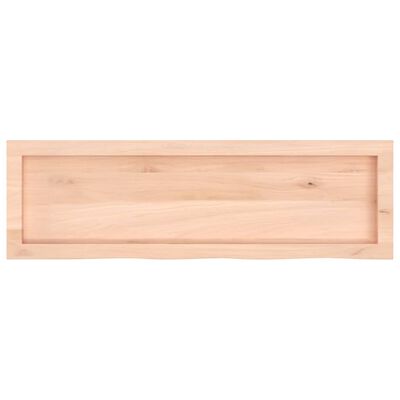 vidaXL Étagère murale 100x30x(2-4) cm bois de chêne massif non traité