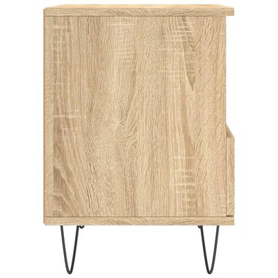 vidaXL Tables de chevet 2 pcs chêne sonoma 40x35x50 cm bois ingénierie